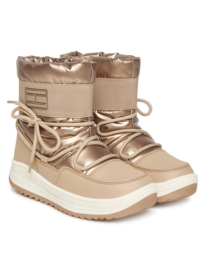 Tommy Hilfiger Schneeschuhe Tommy Hilfiger Snow Boot T3A5-34052-1474 S Beige