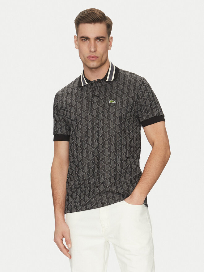 Lacoste Lacoste Poloshirt DH1417 Schwarz Regular Fit