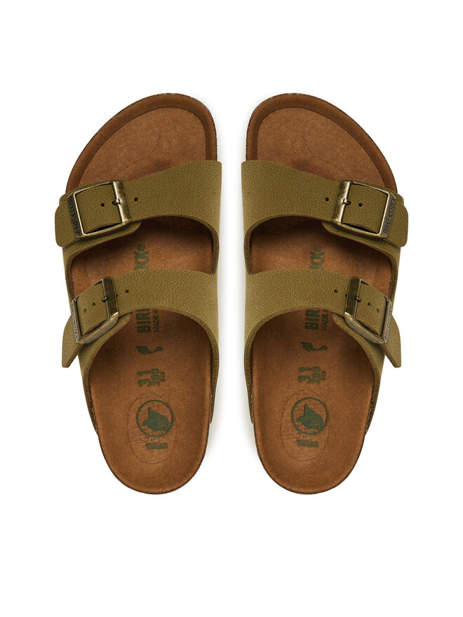 Birkenstock Natikači Birkenstock Arizona Kids Vegan 1027829 S Zelena
