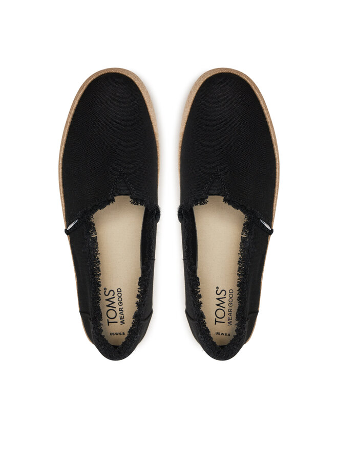 Toms Espadryle Toms Valencia 10019795 Czarny