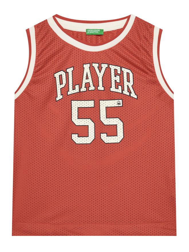United Colors Of Benetton United Colors Of Benetton Tank top 3FJGCH01V Crvena Regular Fit