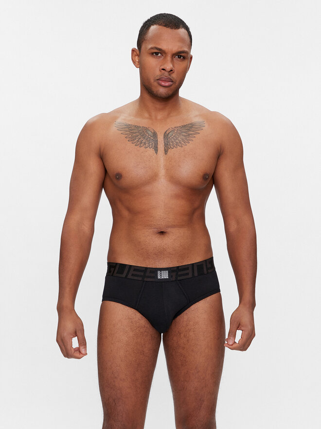 Guess Guess Set od 3 para muških slip gaća U4RG02 K6YW0 Crna