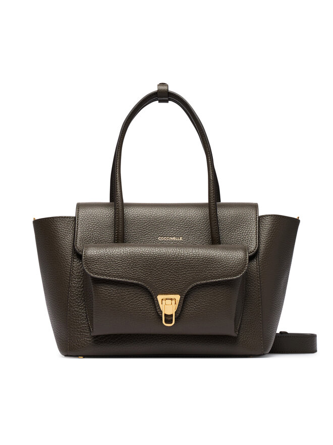 Coccinelle Handtasche Coccinelle T8A Coccinelledouble Beat E1 T8A 18 02 01 Khakifarben
