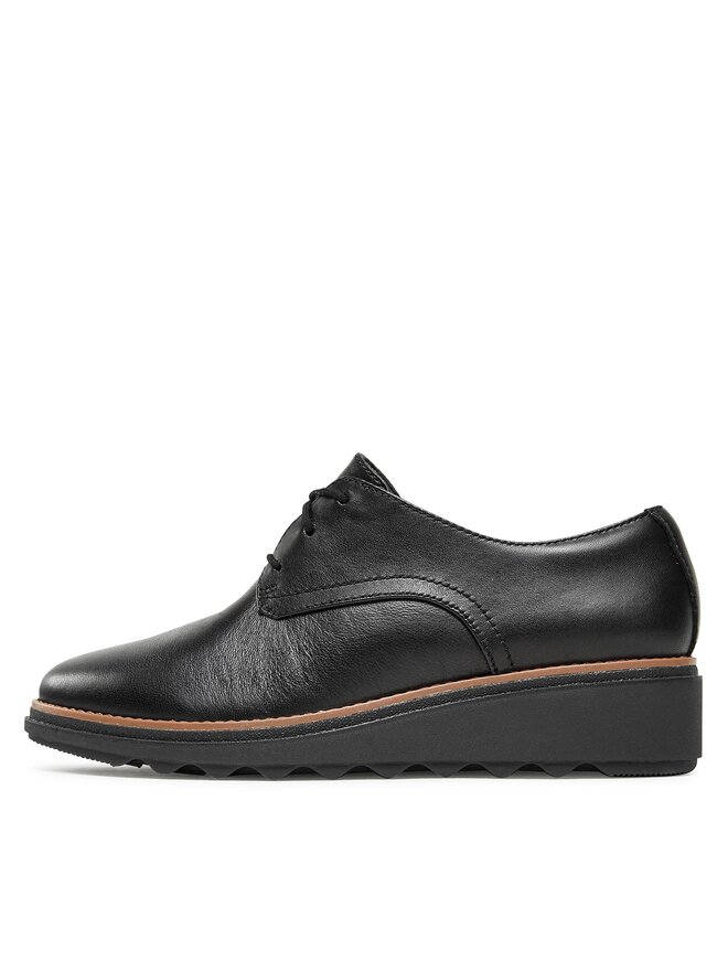 Clarks Oxfordice Clarks Sharon Rae 261754164 Crna
