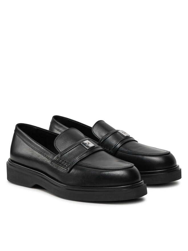 Calvin Klein Lords Calvin Klein Loafer W/Hw Lth HW0HW02182 Μαύρο