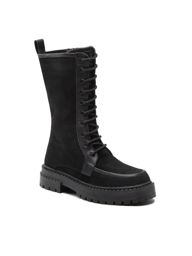 Simple Schnürstiefeletten Simple SL-52-02-000089 Schwarz