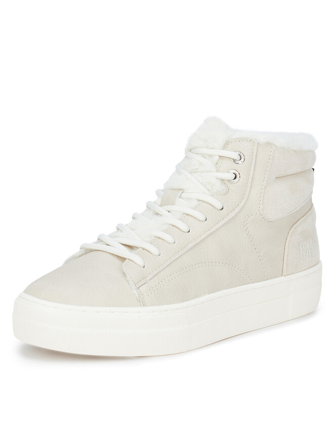 Gap Tenisice Gap PORTLAND CUP MID W GP505011AW-SA00 Écru