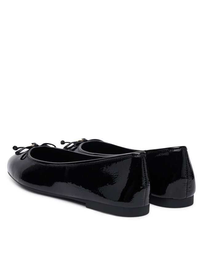 Tommy Hilfiger Ballerinas Tommy Hilfiger Hilifger Patent Ballet FW0FW09005 Schwarz