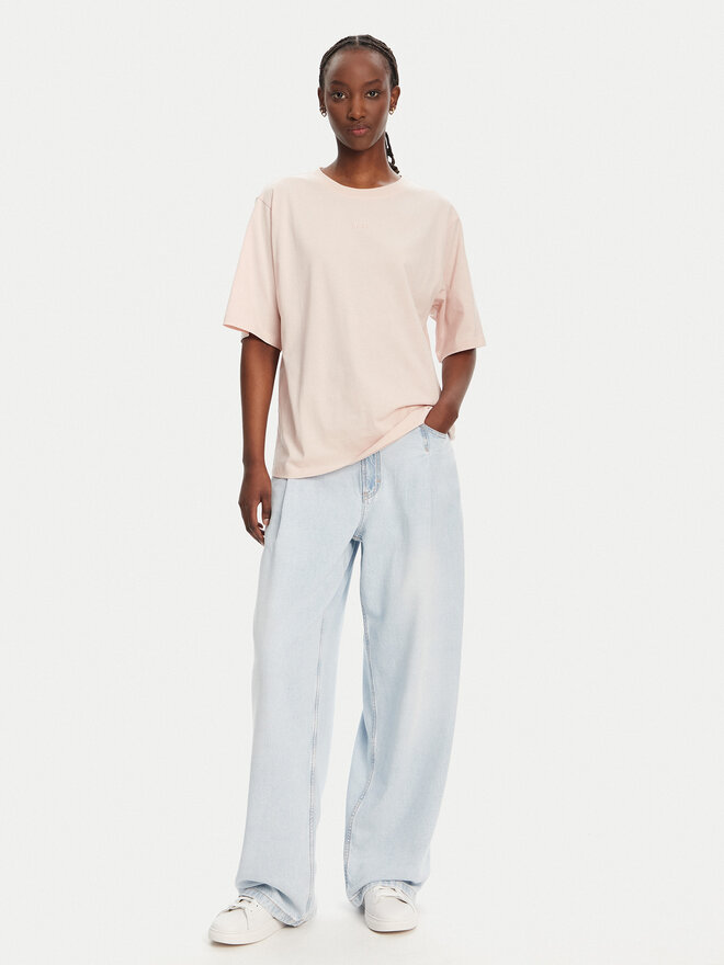 BOSS BOSS Футболка C_Enis 50523256 Рожевий Oversize