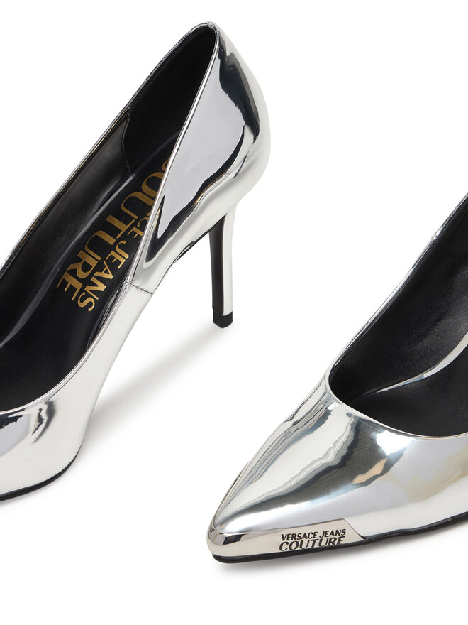 Versace Jeans Couture Туфлі на шпильці Versace Jeans Couture 80VA3S50 ZS406 900 Срібний