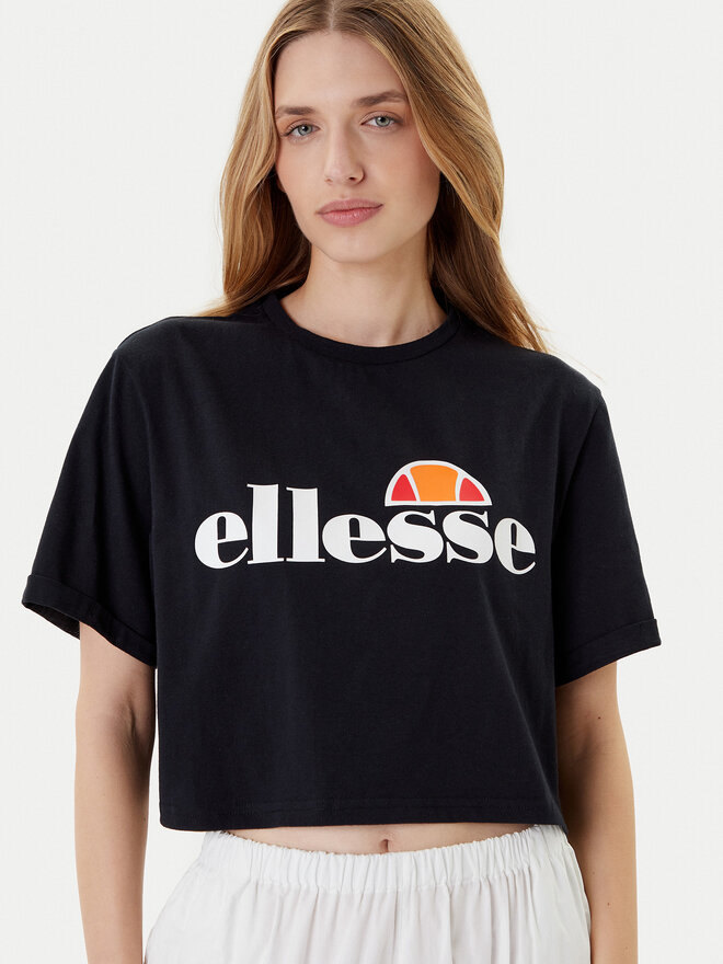 Ellesse Ellesse Póló Alberta Crop SGS04484 Fekete Regular Fit