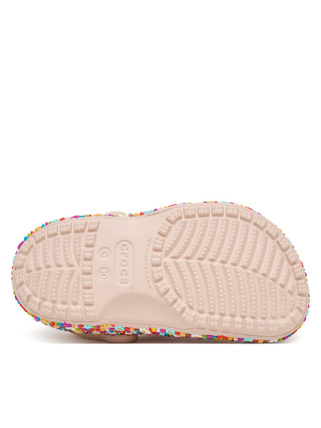Crocs Pantoletten Crocs Classic Beaded Band Clog 211627 Beige