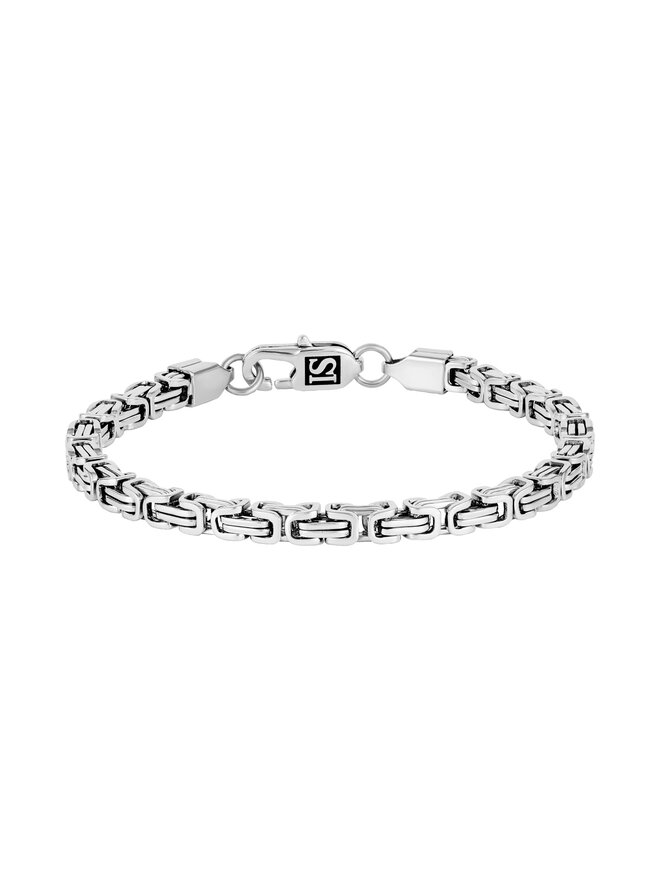 ICED STUFF Bracciale ICED STUFF Królewska Oro bianco