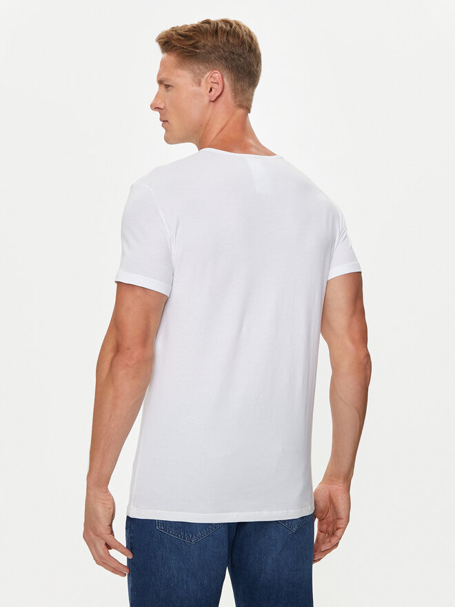Versace Versace Σετ 2 T-Shirts AU10193 1A10011 Λευκό Slim Fit