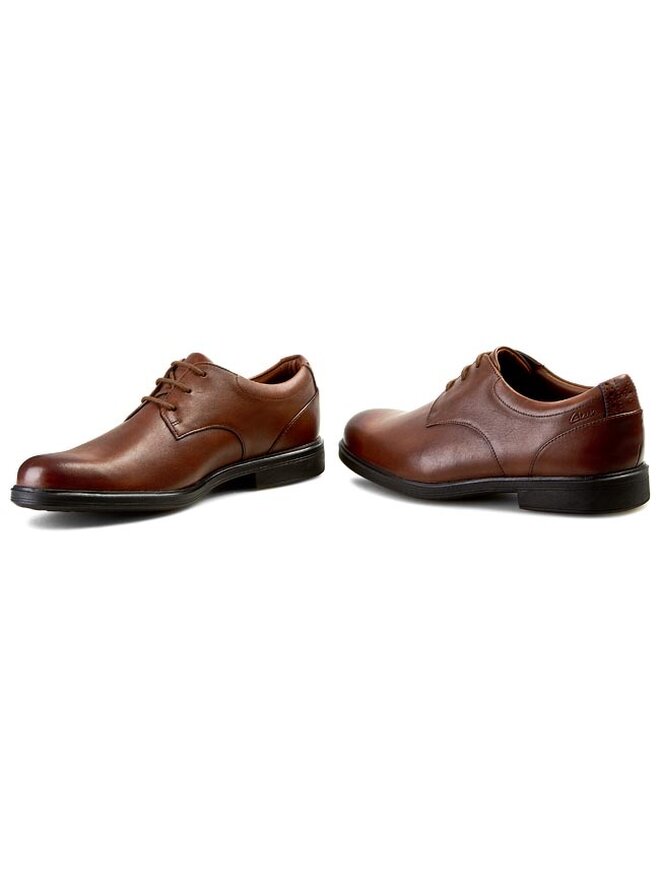 Clarks Туфлі Clarks Gabson Walk 261046377 Коричневий