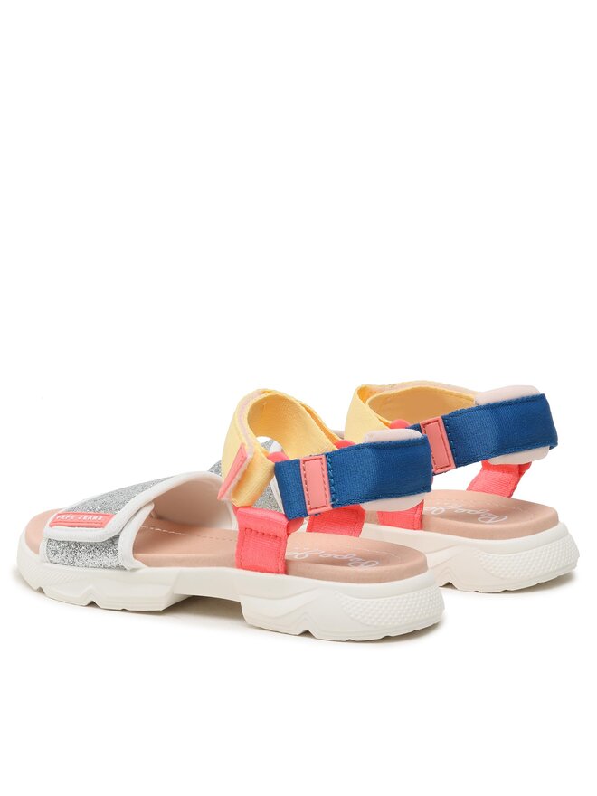 Pepe Jeans Sandalen Pepe Jeans Ventura Sandal G PGS90190 Silberfarben