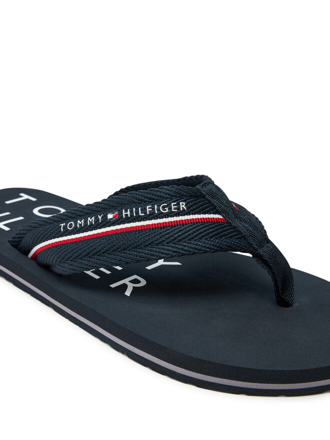 Tommy Hilfiger Σαγιονάρες Tommy Hilfiger Web Beach Sandal FM0FM05340 Σκούρο μπλε