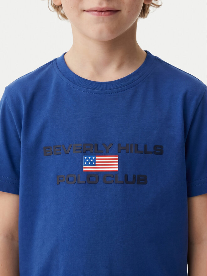 Beverly Hills Polo Club Beverly Hills Polo Club T-Shirt P-SS26B-TS0132 Blau Regular Fit