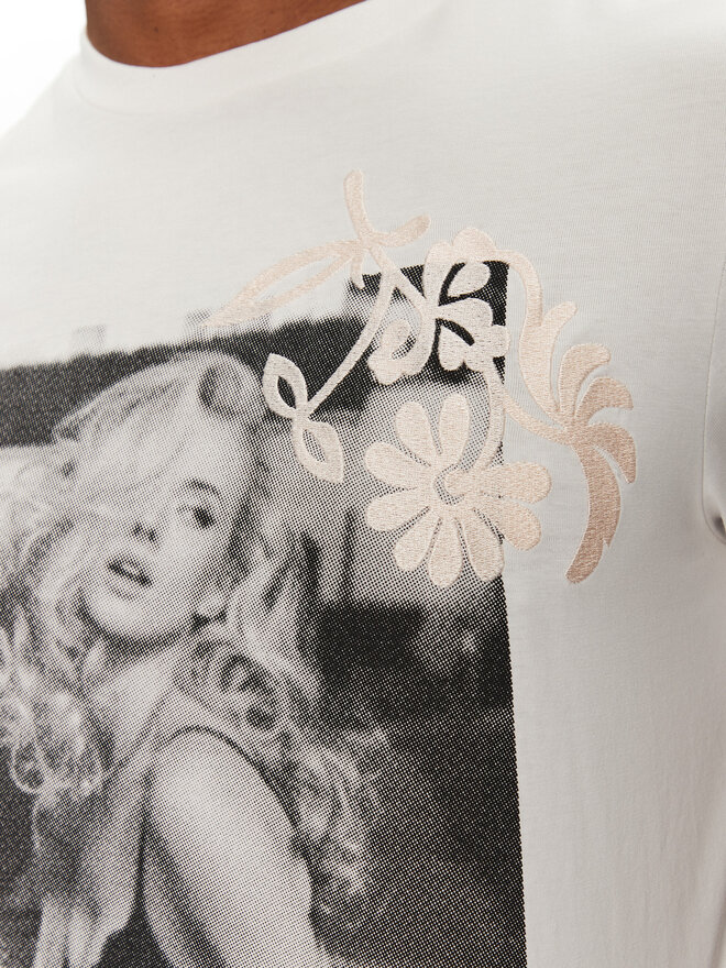 Guess Guess Camiseta M5GI33 KBW41 Blanco Classic Fit