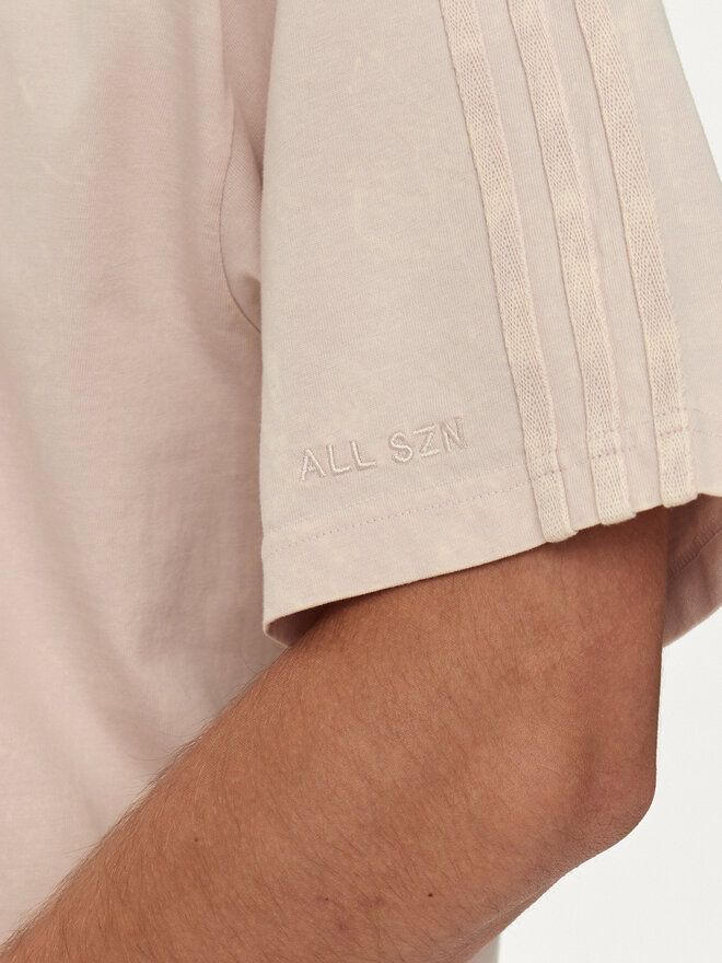adidas adidas Marškinėliai ALL SZN 3-Stripes IR5198 Rožinė Regular Fit