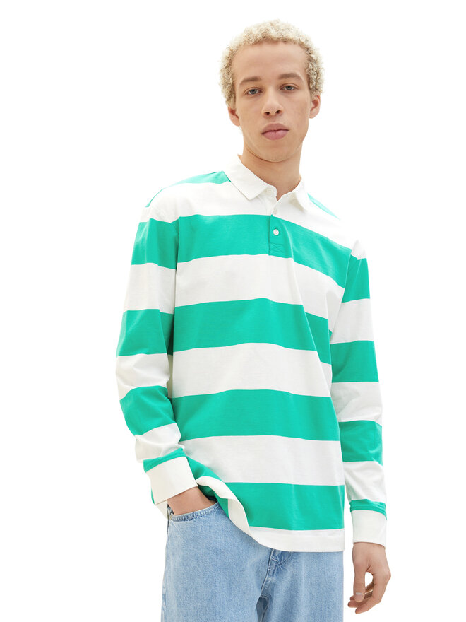 Tom Tailor Denim Tom Tailor Denim Polo 1035281 Zelena