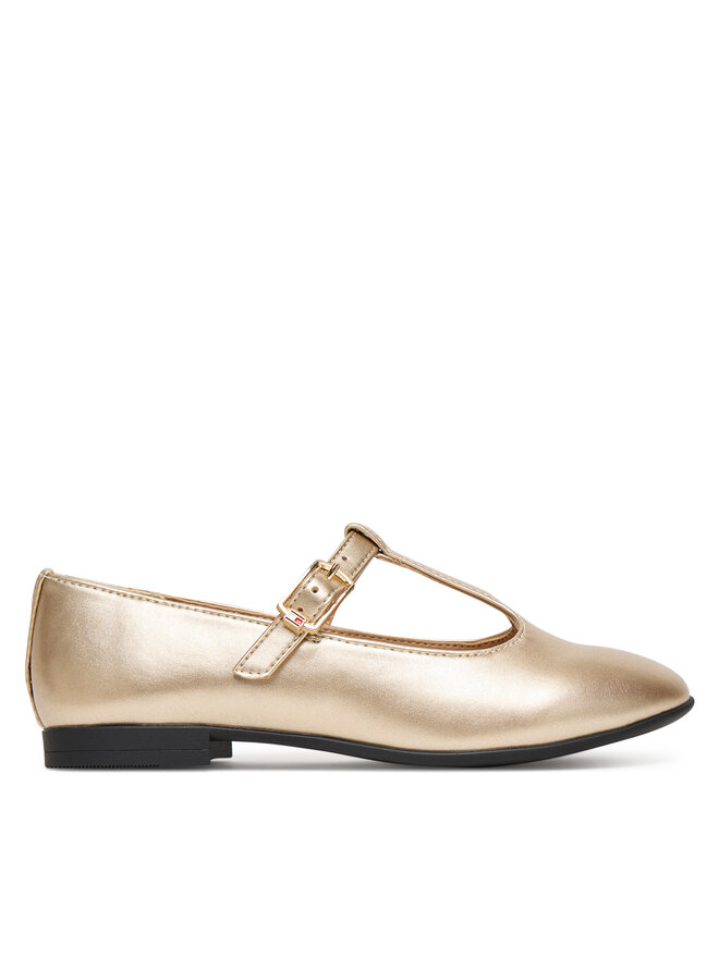 Tommy Hilfiger Балеринки Tommy Hilfiger T3A3-34001-1372 S Златист
