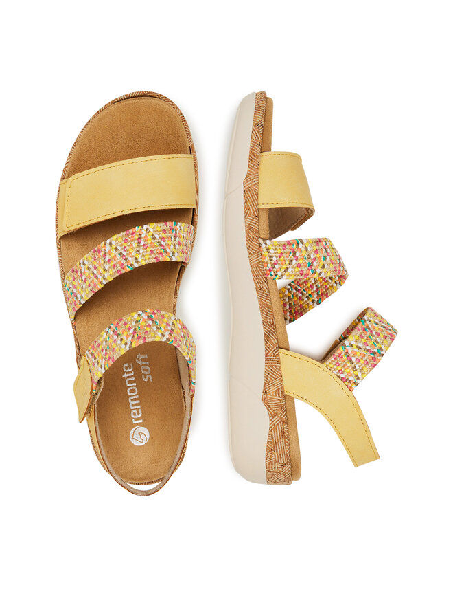 Remonte Sandalias Remonte R6861-68 Amarillo