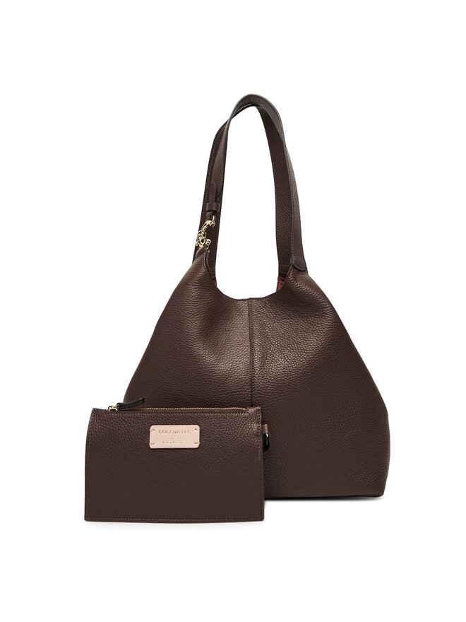 Coccinelle Handtasche Coccinelle Hand Grained L E1 SHA 11 02 01 Braun