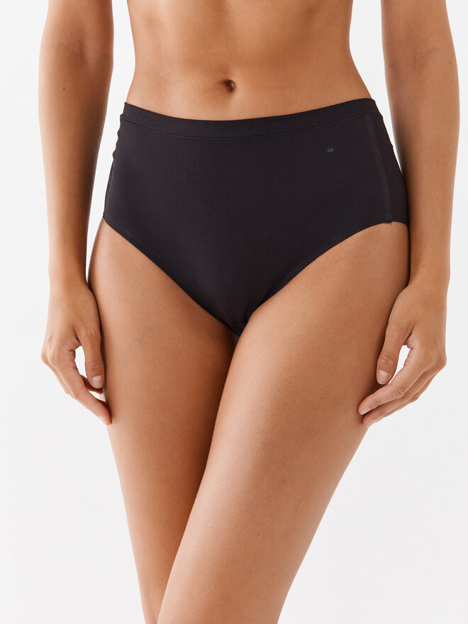 Triumph Triumph 2er-Set klassische Damenslips mit hoher Taille Smart Natural 10214889 Schwarz