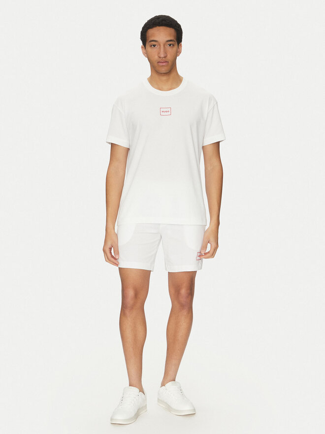 HUGO HUGO Футболка Laze 50525236 Білий Relaxed Fit