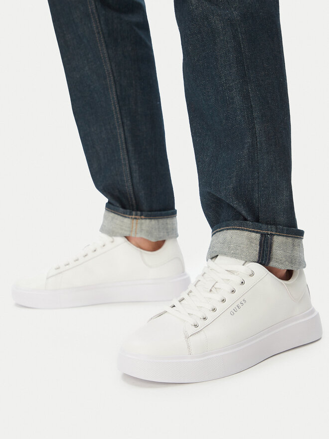Guess Снікерcи Guess FMJAVI LEA12 Білий