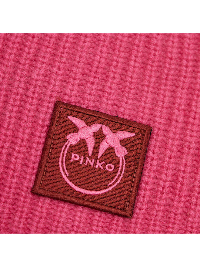 PINKO Kepurė Pinko Mascali Cuffia AI 21-22 BLK01 1G2058 Y774 Rožinė
