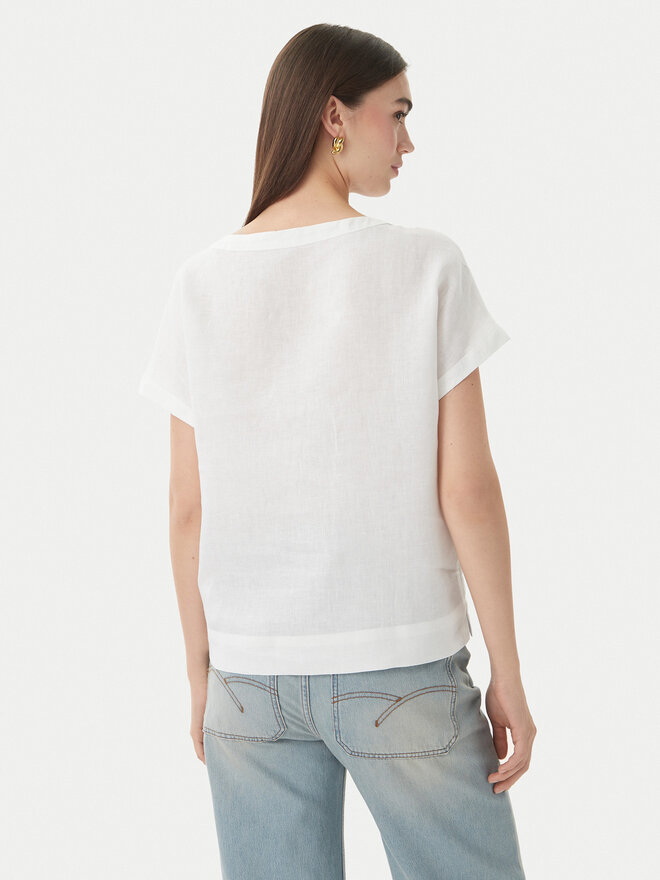 Marella Marella T-Shirt Emme by Marella Geyser 2615111132 Weiß Regular Fit