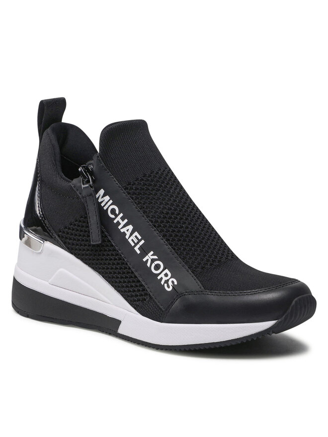 MICHAEL Michael Kors Αθλητικά MICHAEL Michael Kors Willis Wedge Trainer 43S2WIFS1D Μαύρο