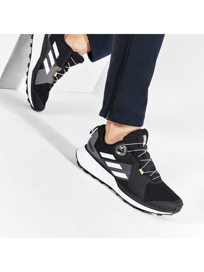 Взуття для бігу adidas Terrex Two Boa FZ2830 Чорний | evzuttya.com.ua