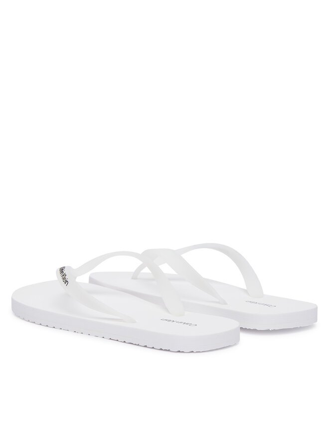 Calvin Klein Zehentrenner Calvin Klein Logo Strap HM0HM02105 Weiß