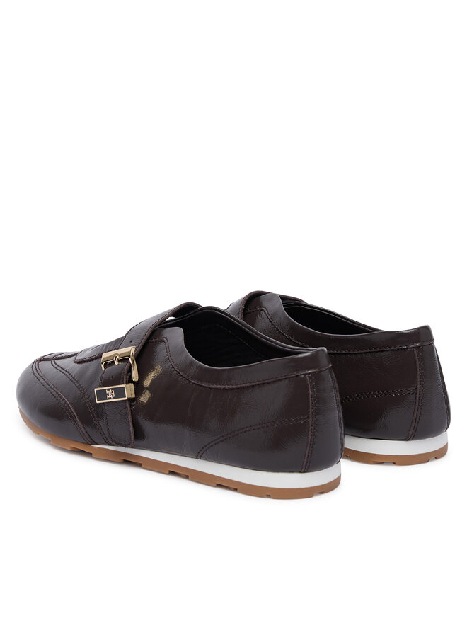 Tommy Hilfiger Ballerinas Tommy Hilfiger Bella Ballet Mary Jane FW0FW09416 Braun