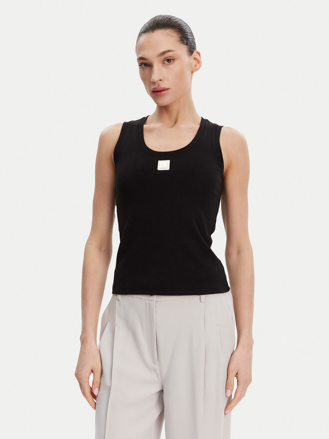 Fracomina Fracomina Top FP25ST2001J40101 Negro Slim Fit