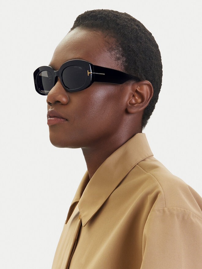 Tom Ford Ochelari de soare Tom Ford Cielle FT1187 01A Negru