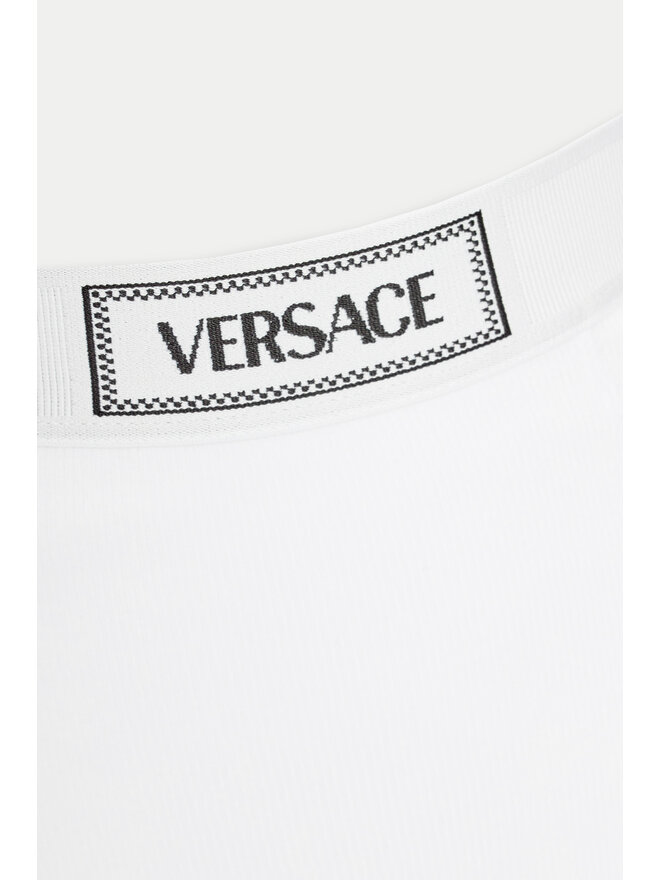 Versace Versace Braguitas clásicas de talle alto 1013505 Blanco