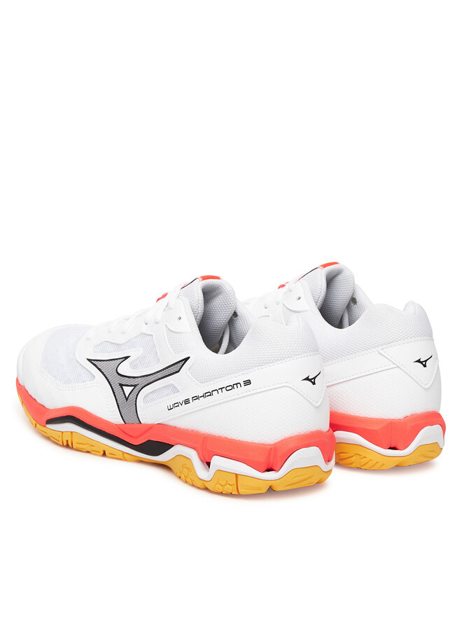 Mizuno Batai uždaroms aikštelėms Mizuno Wave Phantom 3 X1GA2260 Balta