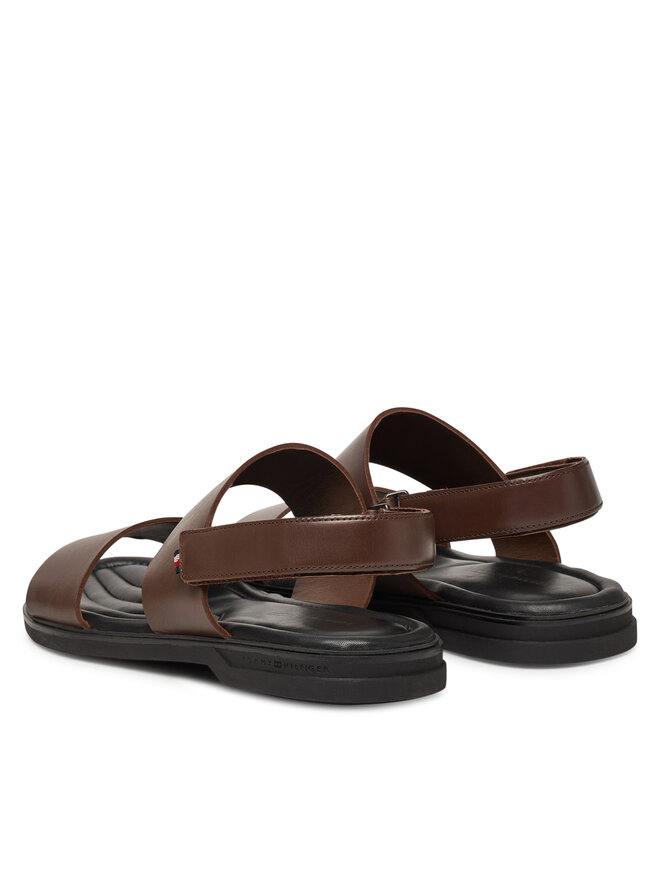 Tommy Hilfiger Sandali Tommy Hilfiger Premium Hilfiger Strappy Lh Sand FM0FM05356 Rjava