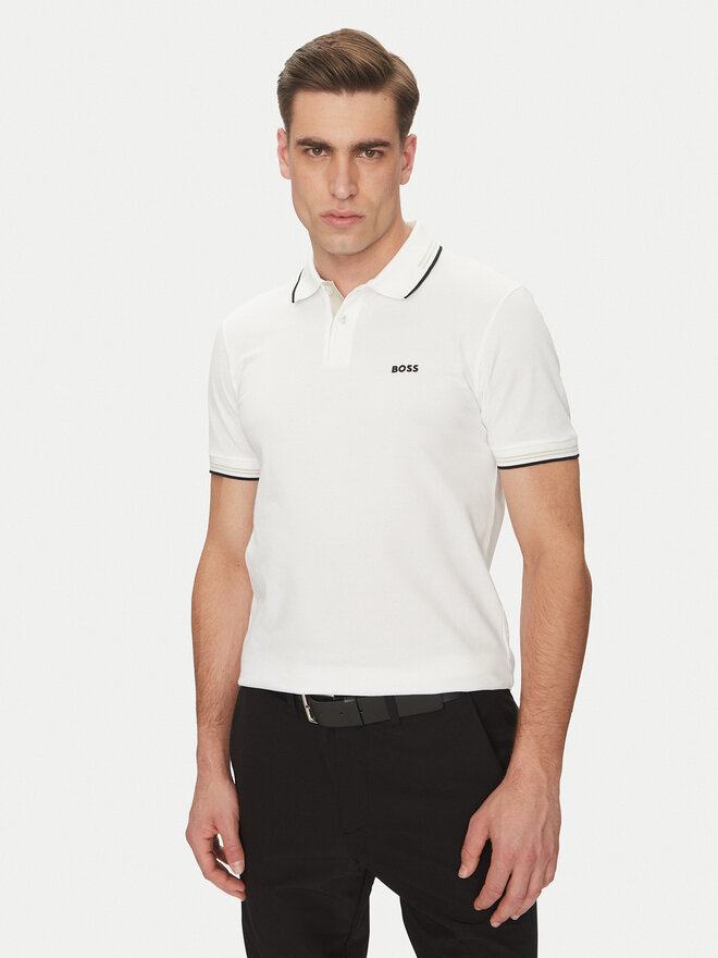BOSS BOSS Поло Paul 50506193 Бежевий Slim Fit