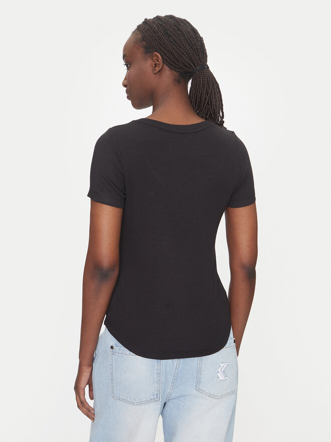 Tommy Jeans Tommy Jeans Marškinėliai Essential DW0DW20916 Juoda Regular Fit