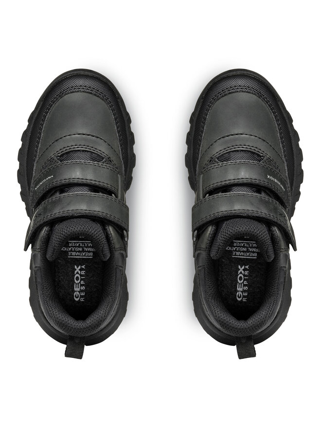 Geox Зимни обувки Geox J Simbyos Boy B Abx J46L0B 0MEFU C9999 M Черен