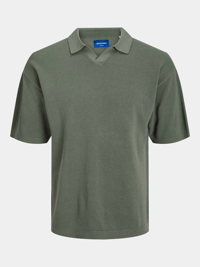 Jack&Jones Jack&Jones Poloshirt Linen 12252748 Grün Regular Fit