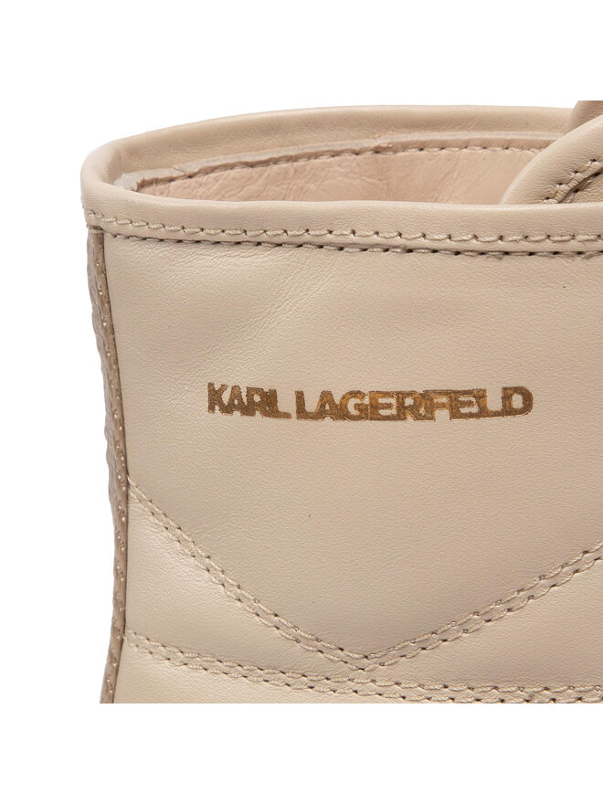 KARL LAGERFELD Μποτάκια KARL LAGERFELD KL43250 Μπεζ