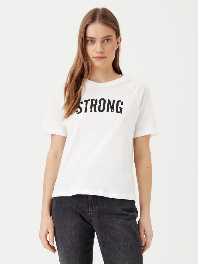 JDY JDY Футболка Nina 15342612 Білий Loose Fit