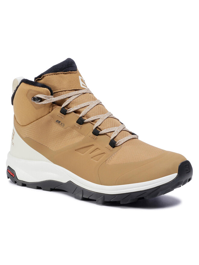 Salomon Trekkingschuhe Salomon Outsnap Cswp 407943 27 V0 Braun