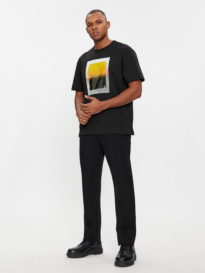 Calvin Klein Calvin Klein T-Shirt Sense Layer K10K112394 Μαύρο Regular Fit